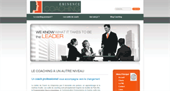 Desktop Screenshot of eminencecoaching.com